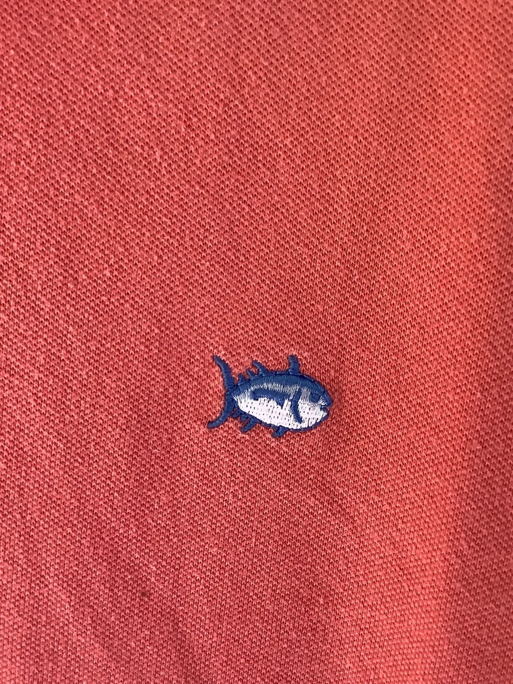 Southern Tide Skipjack Coral Polo Shirt - Picture 4 of 8